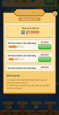 300k tiền mặt thưởng nuôi cá kiếm tiền online