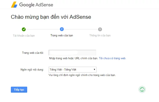 Cách đăng ký tài khoản Google Adsense 