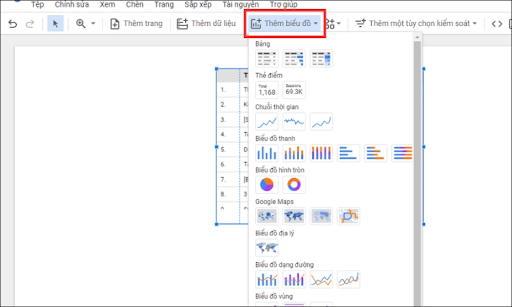 Làm báo cáo trên Google Data Studio