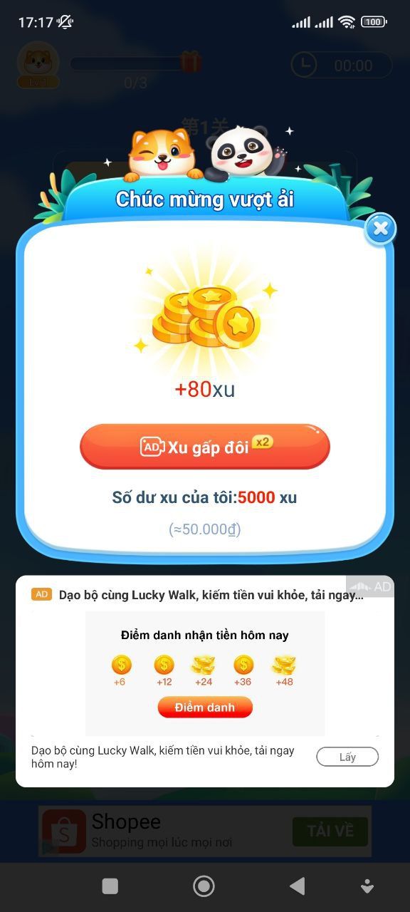 Lucky Game kiếm tiền