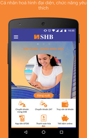 Một số câu hỏi liên quan đến SHB mobile banking